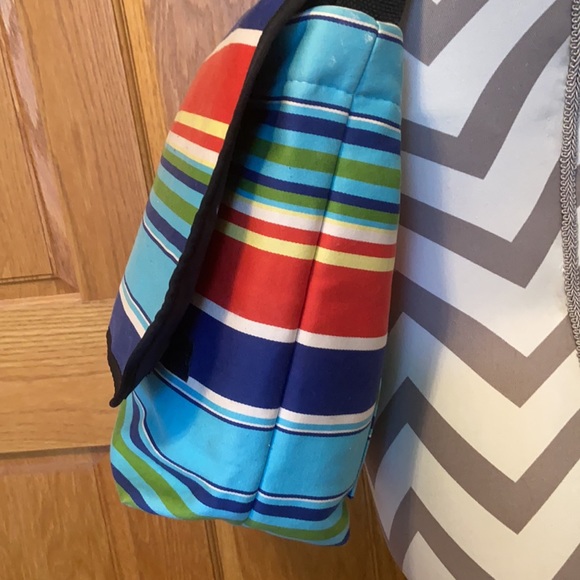 kate spade ♠️ park stripe messenger ♠️ AUTHENTIC - Picture 4 of 14